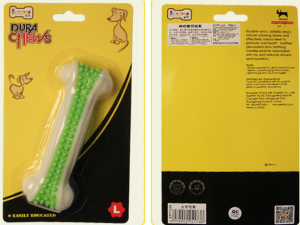Najlonske gumene igračke za žvakanje u obliku kostiju za treniranje zubi