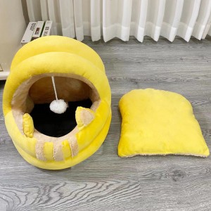 Wholesale Plush Soft Comfortable Pet Nest with Toys Ball