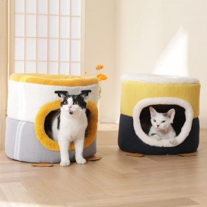Duck Shape One Litter for Two Purposes Removable Pet Bed