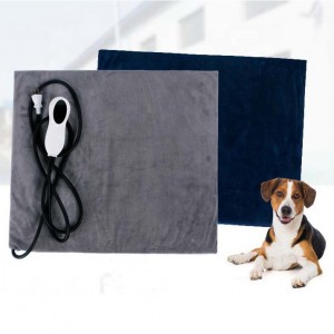 Almohadilla de calefacción eléctrica para mascotas impermeable a temperatura axustable