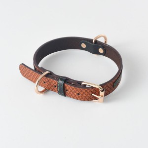 Wholesale Leather Soft Adjustable Dog Walking Collar