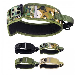 Wholesale Adjustable Reflection Tactical Dog Collar