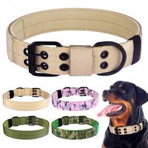 Dogaran Keɓaɓɓen Daidaitacce Dog Tactical Collar