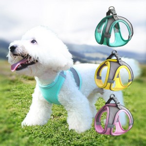Hot Sale Breathable Reflective Pet Harness Leash Set