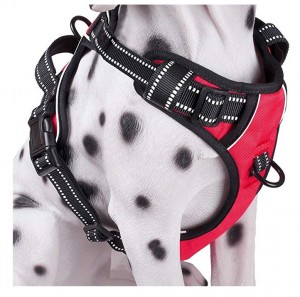 Nylon Reflective Mos Breathable Dog Taug Kev Khawm Vest