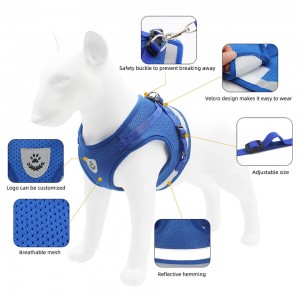 Wholesale Durable Reflective Dog Harness Leash Set