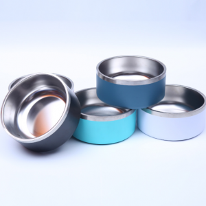 Non Slip Portable Stainless Steel Pet Feeder Bowls