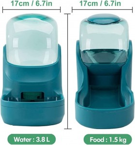 Grutte kapasiteit Automatyske Food Dispenser Pet Water Fonteinen