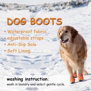 4 шт./компл. прочные нескользящие защитные приспособления для лап домашних животных зимняя обувь