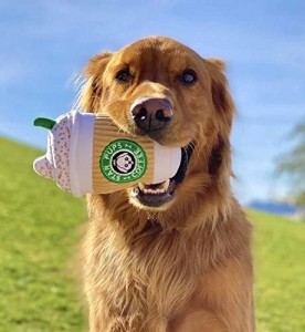 Heißes verkaufendes interaktives quietschendes Plüsch-Kauspielzeug für Hunde in Tassenform