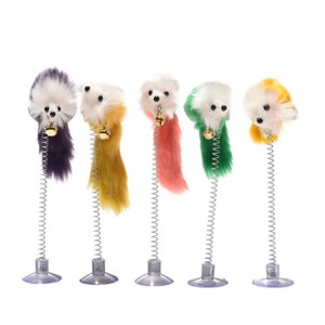 Wholesale Stick Feather Rod Mouse Cat Catcher Teaser Toy