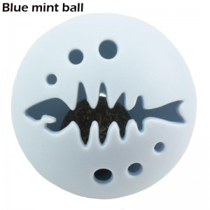 Hot Sale Combination Fishbone Ball Cat Bell Mint Glow Toy
