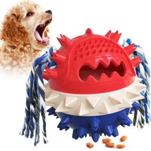 Xoguete para masticar para cans, dispensador de alimentos interactivo máis lento e duradeiro