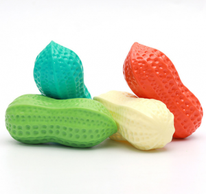 Crtani kikiriki u obliku škripa Kutnjak za čišćenje zuba igračka za žvakanje psa