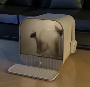 Hot Sale Fully Enclosed Anti-Splash Cat Box Toilet