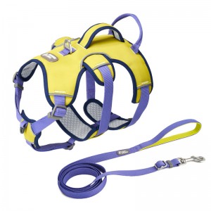 I-Wholesale Breathable Chest Strap Dog Reflective Harness Set