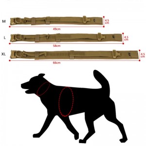 Durable Nylon Waterproof  Tactical Dog Collar