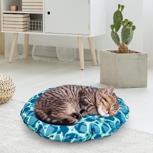 Soft Round Breathable Pet Ice Pad for Small Dog Cat