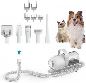 5 In 1 Pet Grooming Kit Vacuum Cleaner For Dog Hair Remover