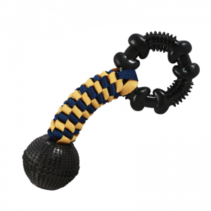 TPR Tannhreinsun Molar Knot Rope Dog Chew Toy