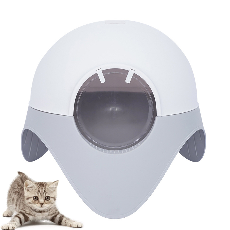 Hot Sale Large Space Capsule Shape Cat Litter Box Featured Image