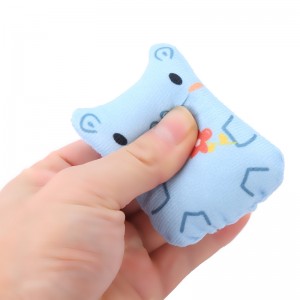 Cute Cotton Material Pet Interactive Catnip Chew Toy