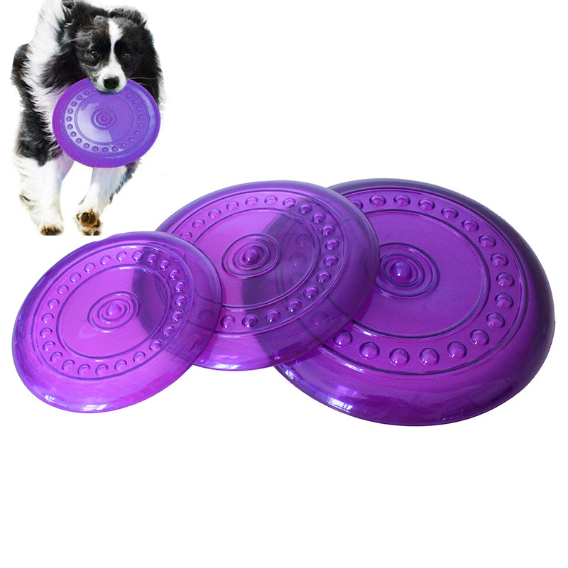 Wholesale TPR Soft Bite Resistant Outdoor Training Dog Flying Discs
