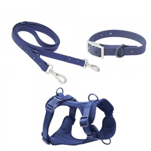 Waterproof Silicone 3-pieces Adjustable Dog Leash Set