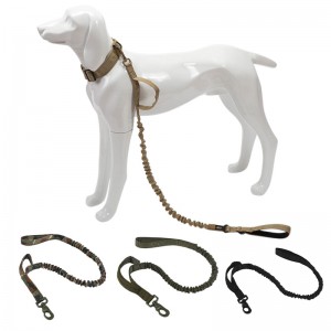 Panlabas na Retractable Tactical Dog Training Bungee Leash