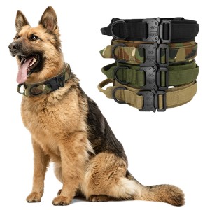 Tiute Mamafa Buckle Nylon Tactical Training Pet Collar