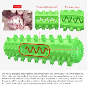 New Design Molar Denti Cleaning Stick Dog Chew Toy Per Aggressivi