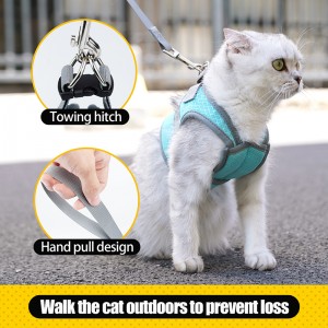 Фурӯши гарм Mesh Breathable Cat harness Vest