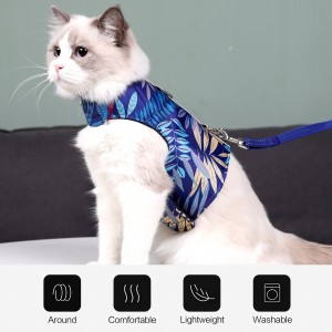 Disinn Ġdid Breathable Escape Proof Pet Harnesses Vest