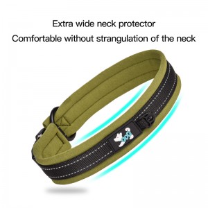 Adjustable Nylon Engraving Available Reflective Dog Collar