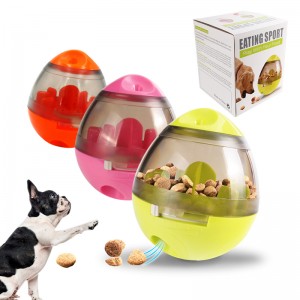 Venda a l'engròs joguina dispensadora d'aliments per a gossos de diversió interactiva duradora