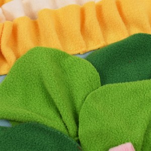 Інтерактивний нековзкий флісовий килимок для тренування запахів для домашніх тварин