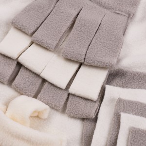 Ngaropea Polar Fleece Interactive Bau Pelatihan Pet Sniffle Blanket