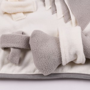 Индивидуальное флисовое интерактивное одеяло для обучения запаху домашних животных