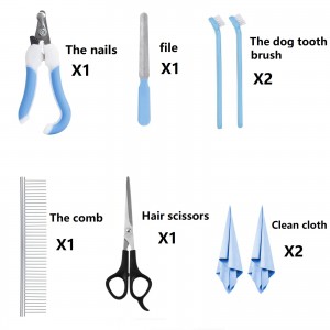 الجملة 9 مجموعات أدوات العناية بالحيوانات الأليفة للتنظيف الذاتي