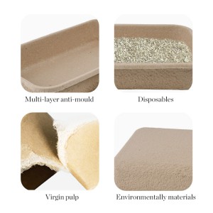I-Eco Friendly Disposable ye-Biodegradable Cat Litter Box
