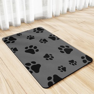 Venda quente de silicona impermeable antideslizante alfombra de alimentación para mascotas