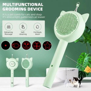 5 in 1 Portable USB Laser Pet Hair Removal Brush