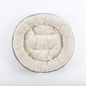 Prilagođeni mekani, udobni ultra okrugli jastuk za krevet s krafnom za mačke