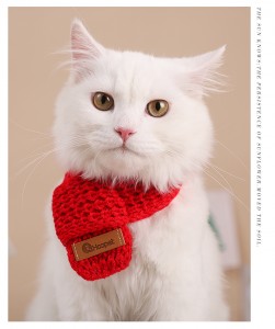 Großhandelsneues Jahr-Art- und Weisewarme Haustier-Schal-Kleidung