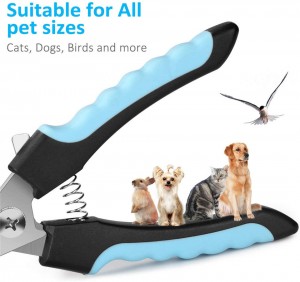 Professional Stainless Steel Dog Claw Trimmer Pet Nail Clipper
