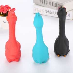 Izdržljive igračke za žvakanje za piletine koje vrište od prirodnog lateksa