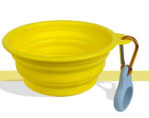Custom Silicone Foldable Dog Bowl Collapsible Pet Bowl Portable Travel Dog Bowl