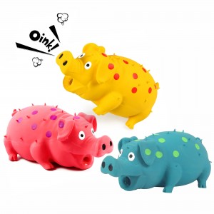 Grunting Porcus Dog Toy quod Oinks Grunts pro Small Medium magnae canes