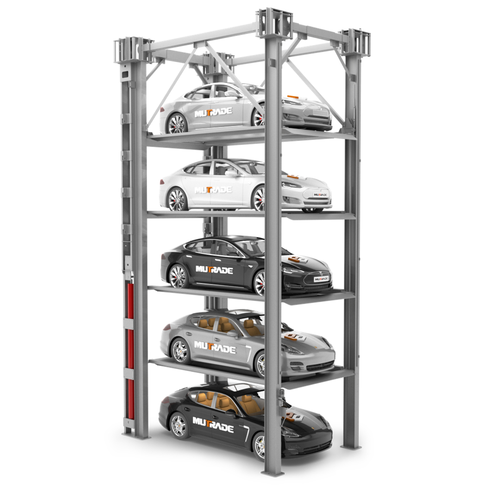 Super High Vertical Quintuple Car Stacker for Parking Featured Image