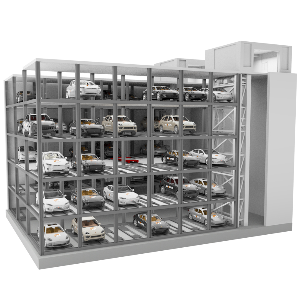 4-16 Floors Cabinet Type Automated Parking System Featured Image